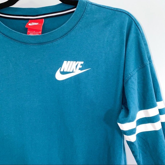 Teal Nike Spirit Jersey 3/4 Sleeve Tee - Picture 5 of 12